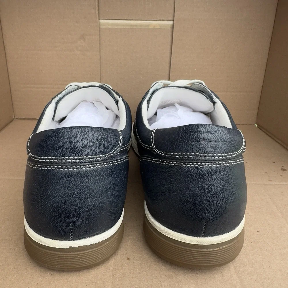 Cole Haan Quincy II Leather Court Sneakers Men's Size 12M – Navy Blue